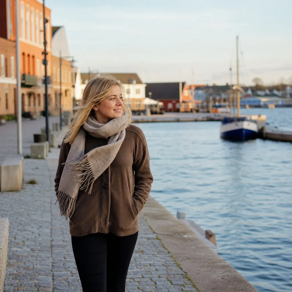 Delat boende med personliga zoner i ett rum med skandinavisk inredning